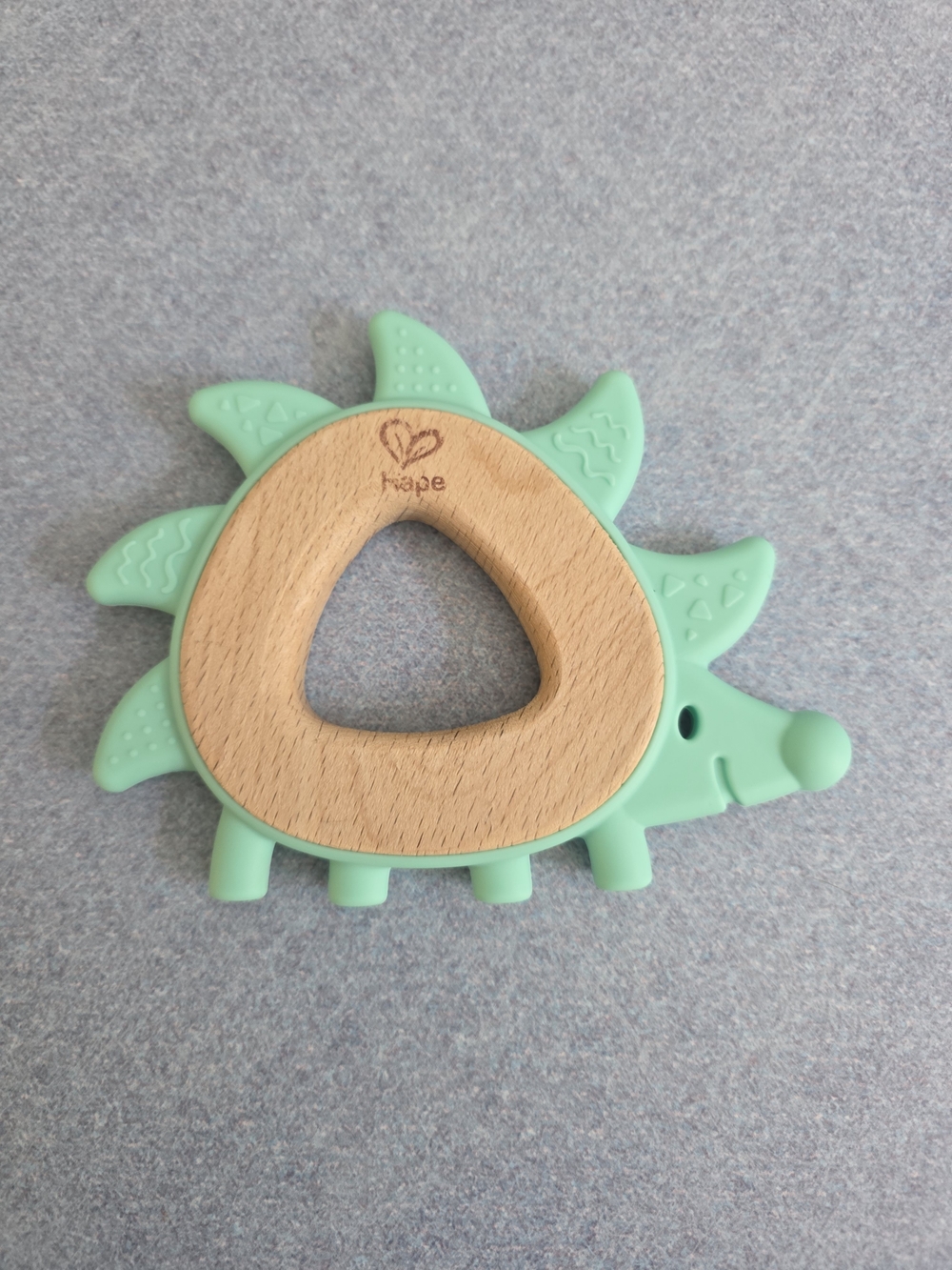 Hape Mint Green Hedgehog Teether